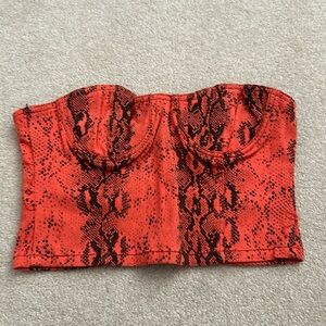 Superdown Ryan Denim Busiter Top